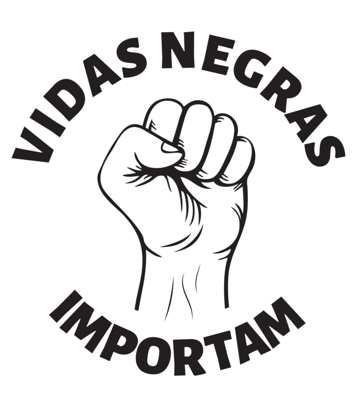 Camiseta Cinza/Branca Vidas Negras Importam | Reserva INK